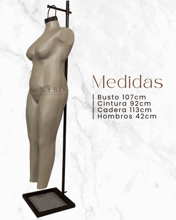 Dama colgante Plus Size - Base Reja - Image 2