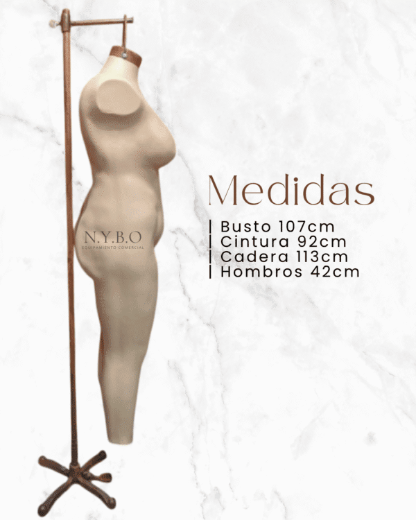 Dama Plus Size colgante - Base Cruz - Image 2