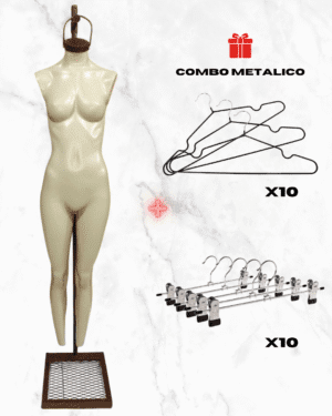 Dama colgante T-38 c/b reja + combo metálico