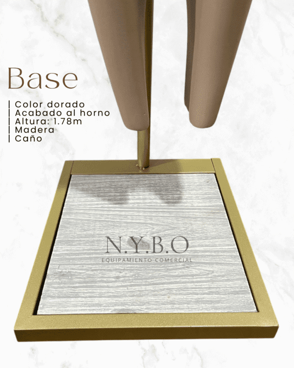 Dama colgante - Base Dorada - Image 2