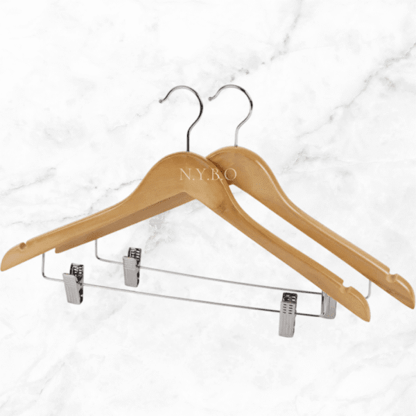 Perchas de madera adulto con ganchos - Image 2