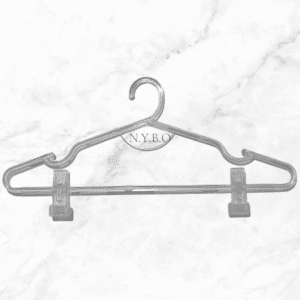 Percha acrílica cristal con gancho adulto