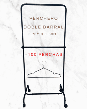 Perchero + Perchas Antideslizantes