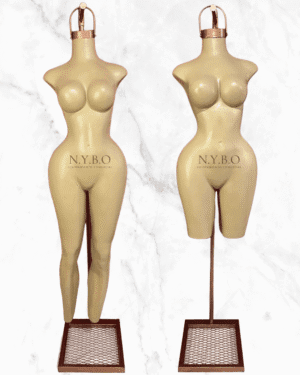 Maniquí Curvy Colgante - Base Cobre