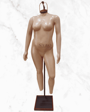 Maniquí Colgante Dama T48 - Base Marrón