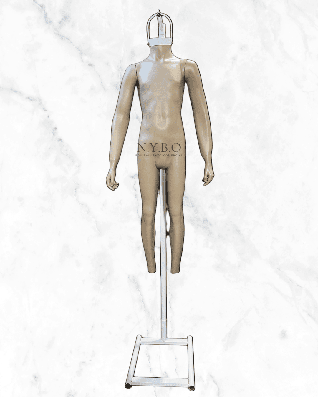 Maniquí Infante colgante - Base Blanca