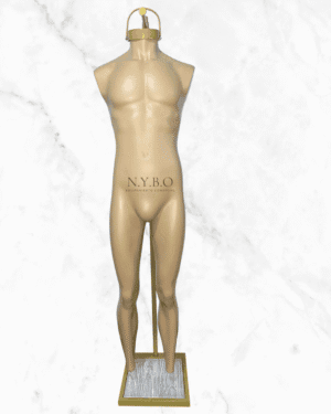 Maniquí Hombre colgante - Base Dorada