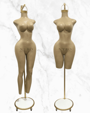 Maniquí Curvy Colgante - Oro c/r